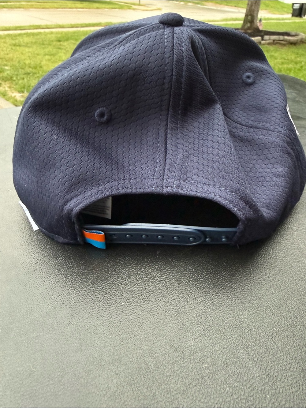 PGA Embroidered Rope-Trim Snapback Cap - Navy - Picture 4 of 6